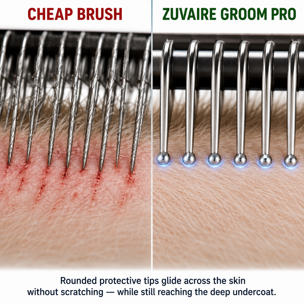 Protects Your Dog's Skin Without Scratching It